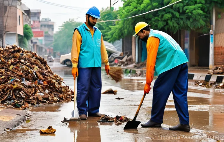 폐기물처리 분야에서 요구되는 소프트 스킬 - **Prompt 2: Creative Problem-Solving in an Urban Waste Challenge**
    A dynamic image showcasing a ...