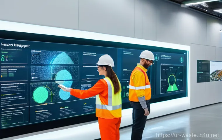 폐기물처리 자격증 취득 후 취업 준비 - **Image Prompt: The Future of Waste Management Professionals**

    A diverse group of young, enthus...