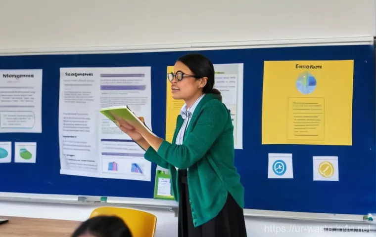 폐기물처리 자격증 취득 후 취업 준비 - **Image Prompt: The Future of Waste Management Professionals**

    A diverse group of young, enthus...