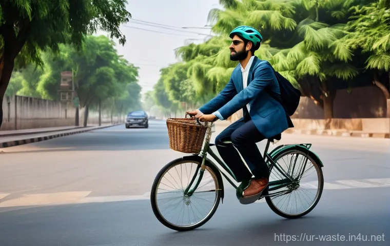 폐기물처리와 탄소중립 정책 - **Prompt:** A vibrant, clean scene inside a Pakistani home, where a mother and her young child are a...